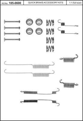 Купить Quick brake 105-0600 по низкой цене в Украине!