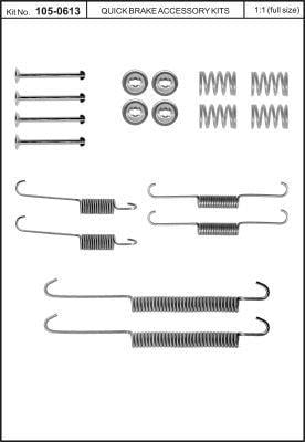 Купить Quick brake 105-0613 по низкой цене в Украине!
