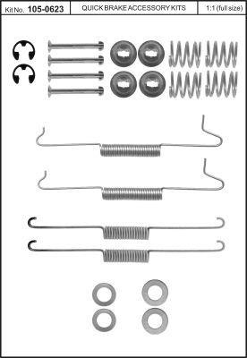 Купить Quick brake 105-0623 по низкой цене в Украине!