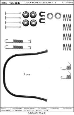 Купить Quick brake 105-0633 по низкой цене в Украине!