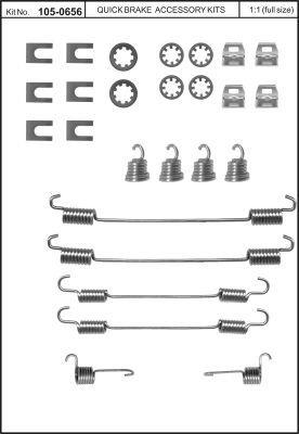 Купить Quick brake 105-0656 по низкой цене в Украине!