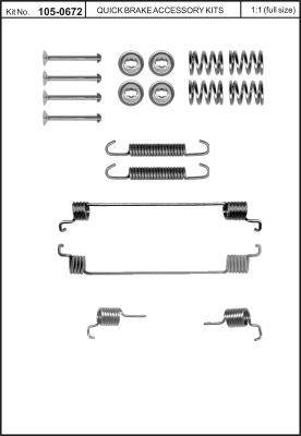 Купить Quick brake 105-0672 по низкой цене в Украине!