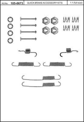 Купить Quick brake 105-0673 по низкой цене в Украине!