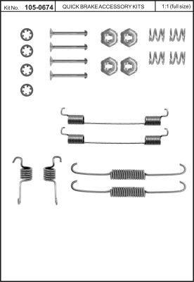 Купить Quick brake 105-0674 по низкой цене в Украине!