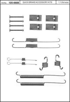 Купить Quick brake 105-0688 по низкой цене в Украине!