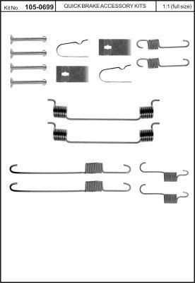 Купить Quick brake 105-0699 по низкой цене в Украине!