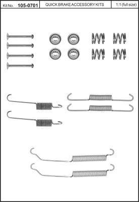 Купить Quick brake 105-0701 по низкой цене в Украине!