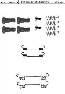 Купить Quick brake 1050716 – отличная цена на EXIST.UA!