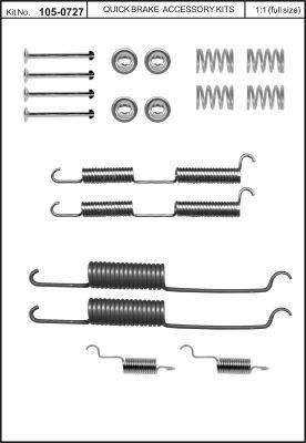 Купить Quick brake 105-0727 по низкой цене в Украине!