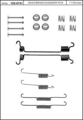 Купить Quick brake 105-0741 по низкой цене в Украине!
