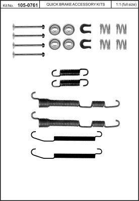 Купить Quick brake 105-0761 по низкой цене в Украине!