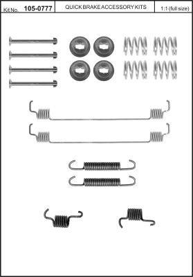 Купить Quick brake 105-0777 по низкой цене в Украине!