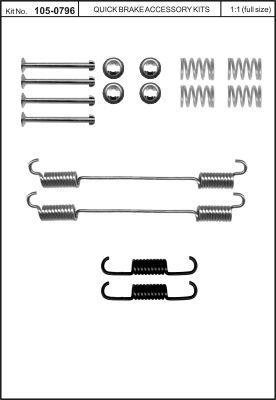 Купить Quick brake 105-0796 по низкой цене в Украине!