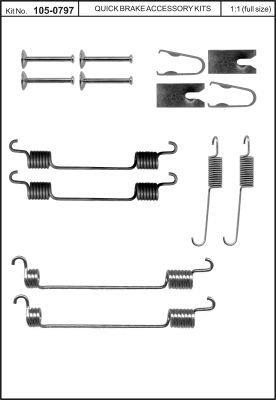 Купить Quick brake 105-0797 по низкой цене в Украине!