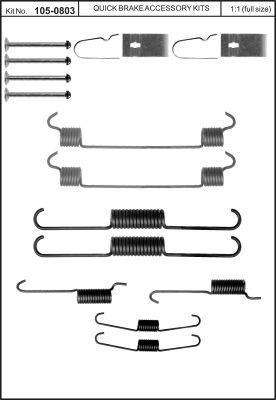 Купить Quick brake 105-0803 по низкой цене в Украине!
