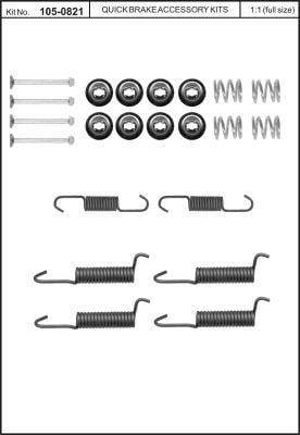 Купить Quick brake 105-0821 по низкой цене в Украине!