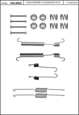 Купить Quick brake 105-0822 по низкой цене в Украине!