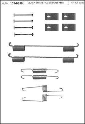 Купить Quick brake 105-0859 по низкой цене в Украине!