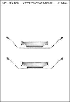 Пружины прижимные колодок тормозных Quick brake 109-1096