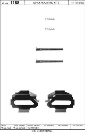 Купить Quick brake 109-1168 по низкой цене в Украине!