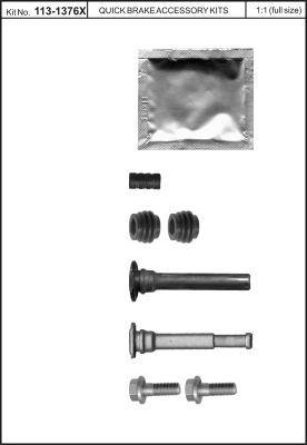Ремкомплект суппорта Quick brake 113-1376X