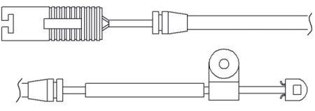 WS0201A Quick brake Датчик износа тормозных колодок