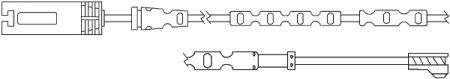 Quick brake WS 0287 A Датчик износа тормозных колодок WS0287A: Отличная цена - Купить в Украине на EXIST.UA! WS0287A Quick brake Датчик износа тормозных колодок