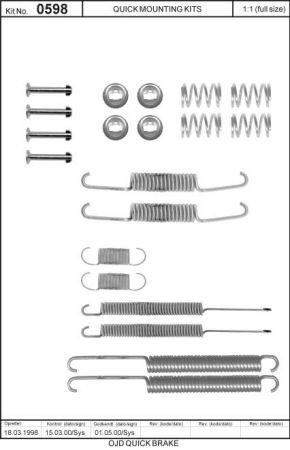 Купить Quick brake 105-0598 по низкой цене в Украине!