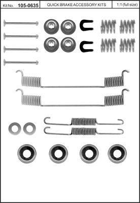 Купить Quick brake 105-0635 по низкой цене в Украине!