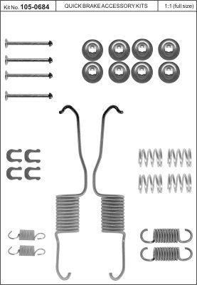 Купить Quick brake 105-0684 по низкой цене в Украине!
