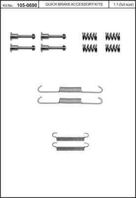 Купить Quick brake 105-0690 по низкой цене в Украине!