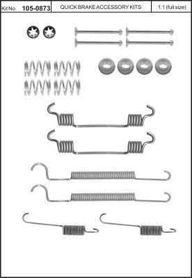 Купить Quick brake 105-0873 по низкой цене в Украине!