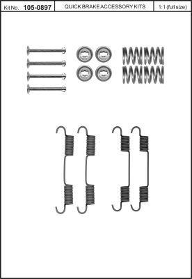 Купить Quick brake 105-0897 по низкой цене в Украине!