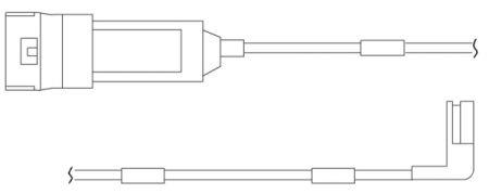 WS0122A Quick brake Датчик износа тормозных колодок