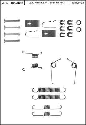 Купить Quick brake 105-0693 по низкой цене в Украине!
