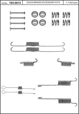 Купить Quick brake 105-0615 по низкой цене в Украине!