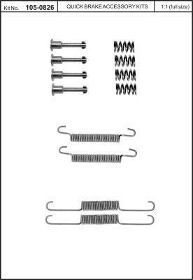 Купить Quick brake 105-0826 по низкой цене в Украине!