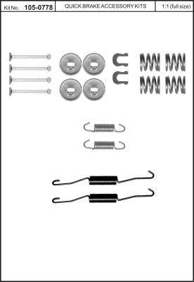 Купити Quick brake 105-0778 за низькою ціною в Україні!
