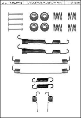 Купить Quick brake 105-0785 по низкой цене в Украине!