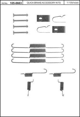 Купить Quick brake 105-0663 по низкой цене в Украине!
