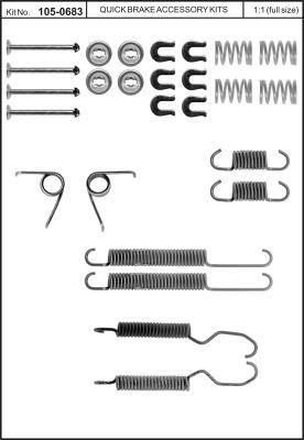 Купить Quick brake 105-0683 по низкой цене в Украине!