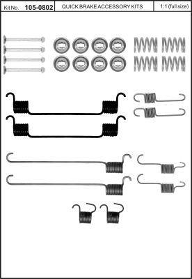 Купить Quick brake 105-0802 по низкой цене в Украине!
