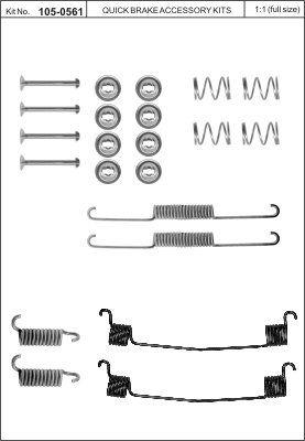 Купить Quick brake 105-0561 по низкой цене в Украине!