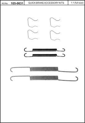 Купить Quick brake 105-0631 по низкой цене в Украине!