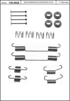 Купить Quick brake 105-0828 по низкой цене в Украине!