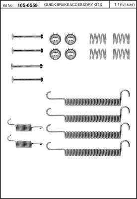 Купить Quick brake 105-0559 по низкой цене в Украине!