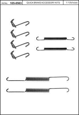 Купить Quick brake 105-0563 по низкой цене в Украине!
