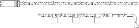 Датчик тормозных колодок Мини: WS0272A Quick brake Датчик износа тормозных колодок