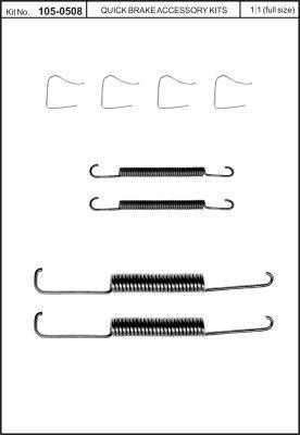 Купить Quick brake 105-0508 по низкой цене в Украине!