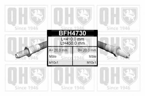 Quinton Hazell BFH4730 Гальмівний шланг BFH4730: Купити в Україні - Добра ціна на EXIST.UA!